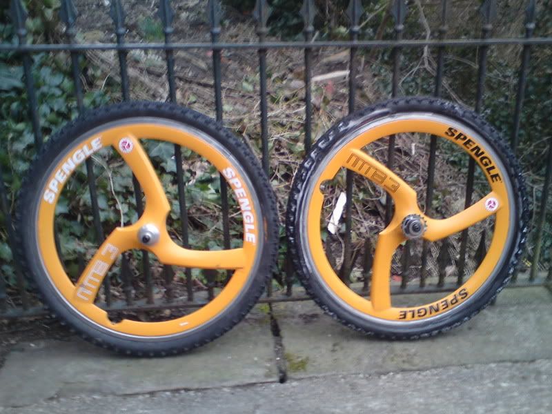 yellow mtb rims